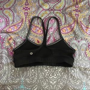 lululemon Solid Black Sports Bra